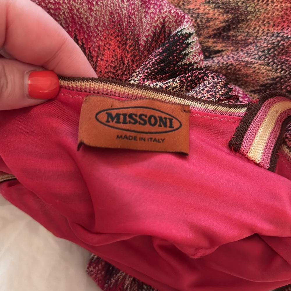 Missoni Zig Zag dress - pink, red, brown tones - Picture 7 of 7